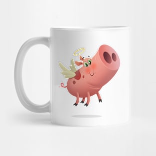 Angel pig Mug